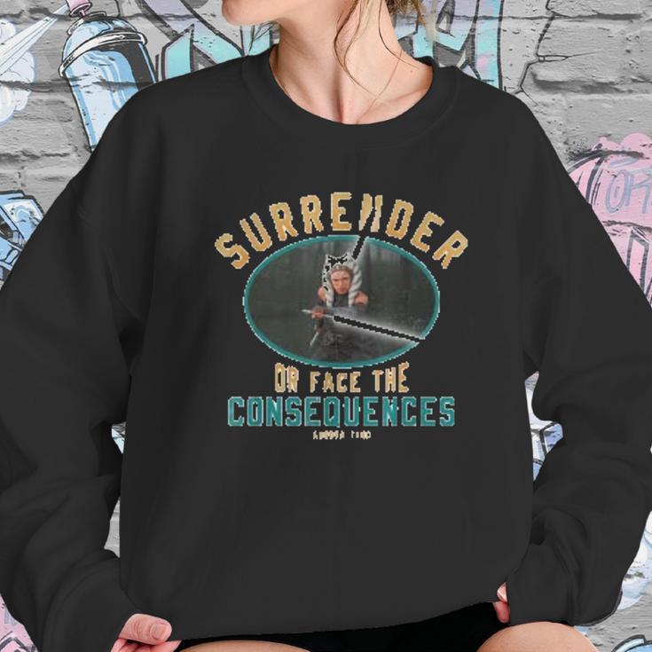 The Mandalorian Ahsoka Tano Surrender Sweatshirt Gifts for Her