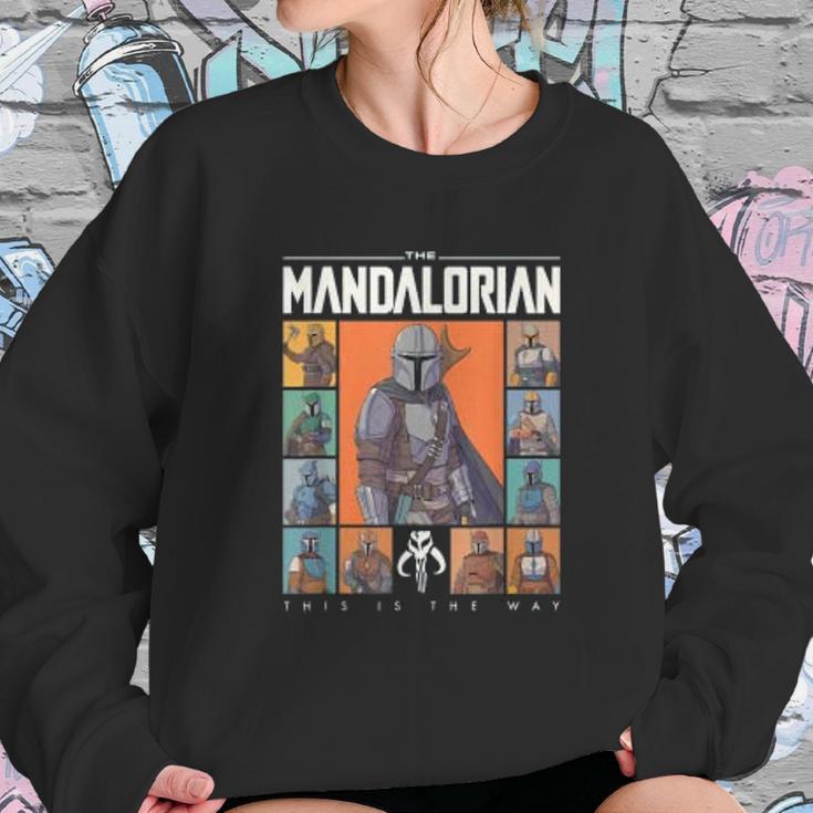 The Mandalorian Character Grid This Is The Way Sweatshirt Gifts for Her