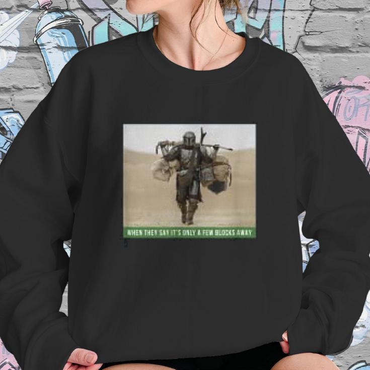 The Mandalorian And The Child Funny Meme Sweatshirt Gifts for Her