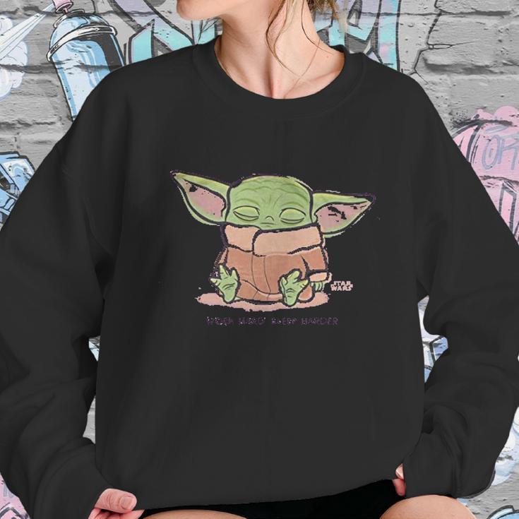 The Mandalorian Cute Child Sleeping Sweatshirt Gifts for Her