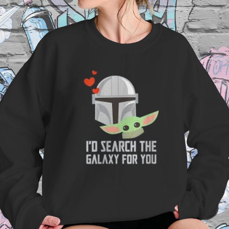 The Mandalorian Id Search The Galaxy For You Sweatshirt Gifts for Her