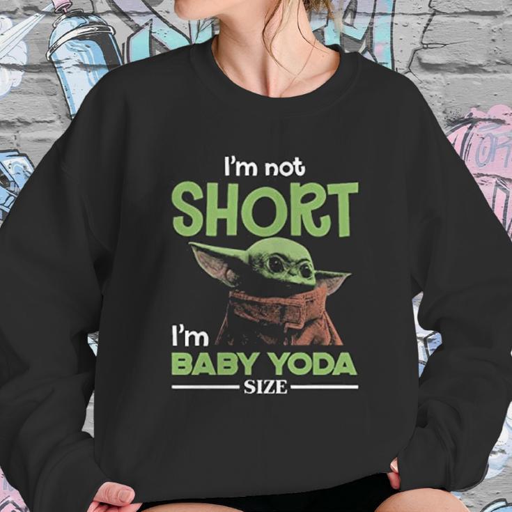 The Mandalorian I’M Not Short I’M Baby Yoda Sweatshirt Gifts for Her