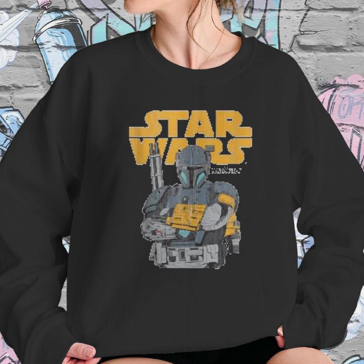 The Mandalorian Mando Battle Sweatshirt Gifts for Her