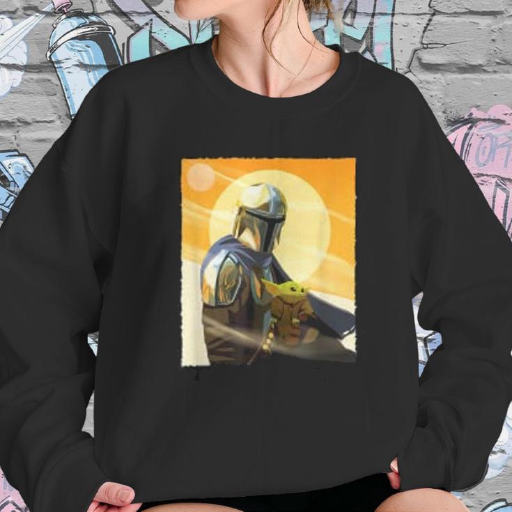 The Mandalorian Mando And The Child Clan Of Two Sweatshirt Gifts for Her