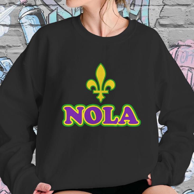 Mardi Gras Nola Sweatshirt Gifts for Her