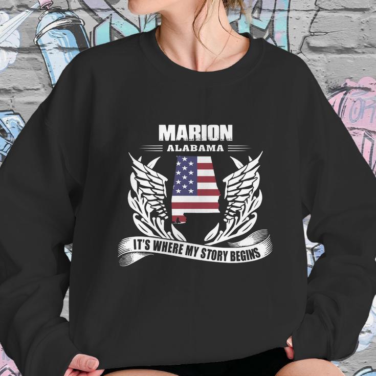 Marion Alabama It Is Where My Story Begins Sweatshirt Gifts for Her