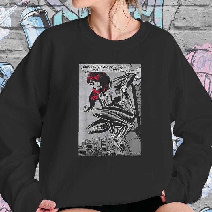 Marvel Black Widow Classic Retro Panel Art Graphic Sweatshirt Gifts for Her