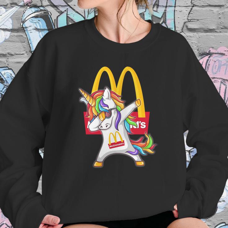 Mcdonalds Unicorn Dabbing Sweatshirt Gifts for Her