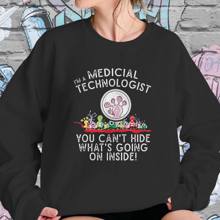 Med Tech Funny Medical Technician Gag Gift Lab Week Sweatshirt Gifts for Her