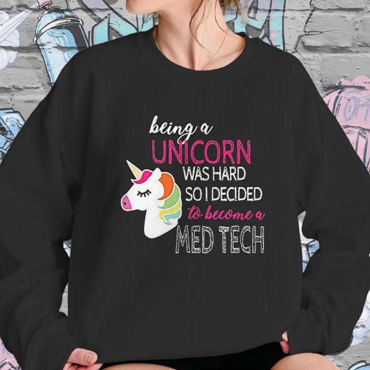 Med Tech Lab Medical Technician Unicorn Sweatshirt Gifts for Her