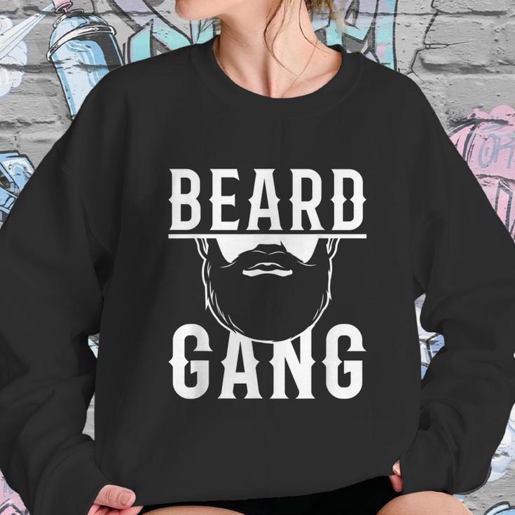 Mens Beard Gang Funny Bearded Man Male Facial Hair Sweatshirt Gifts for Her