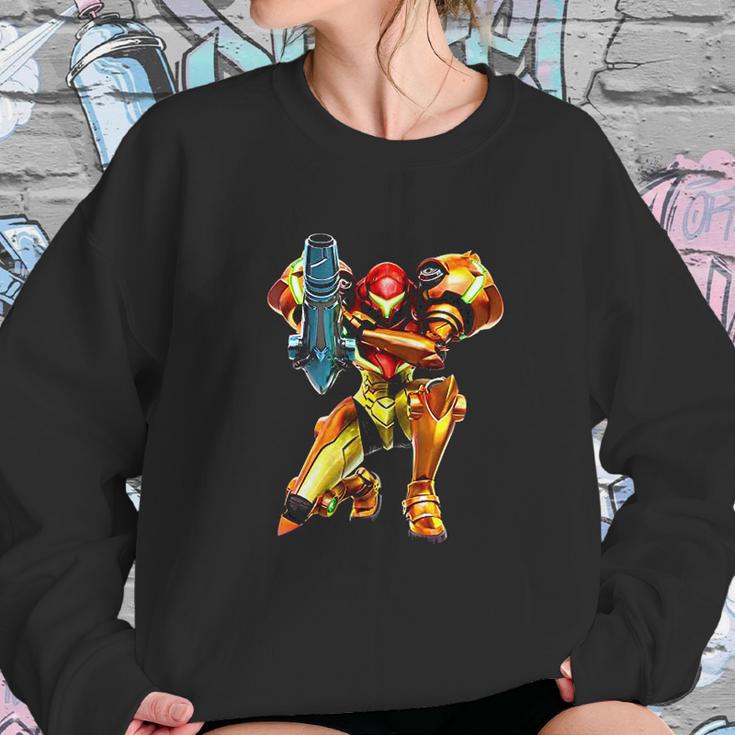 Metroid Samus Aran Sweatshirt Gifts for Her