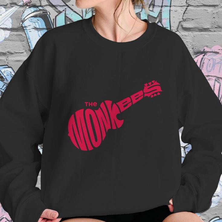 The Monkees Band Logo Pink Sweatshirt Gifts for Her