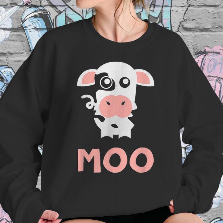 Moo Cow Farm Animals For ToddlersFam Girl Sweatshirt Gifts for Her