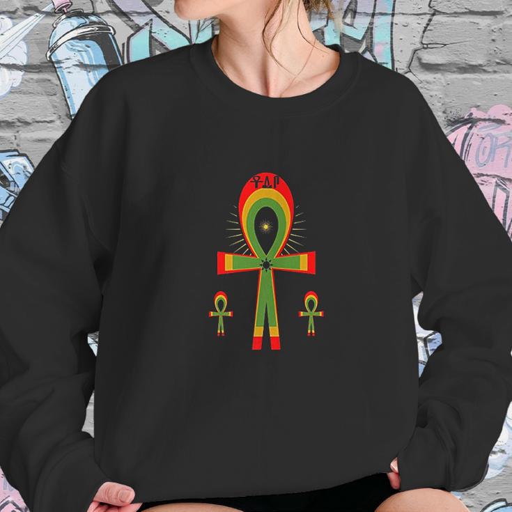 Moorish American Ankh Sweatshirt Gifts for Her