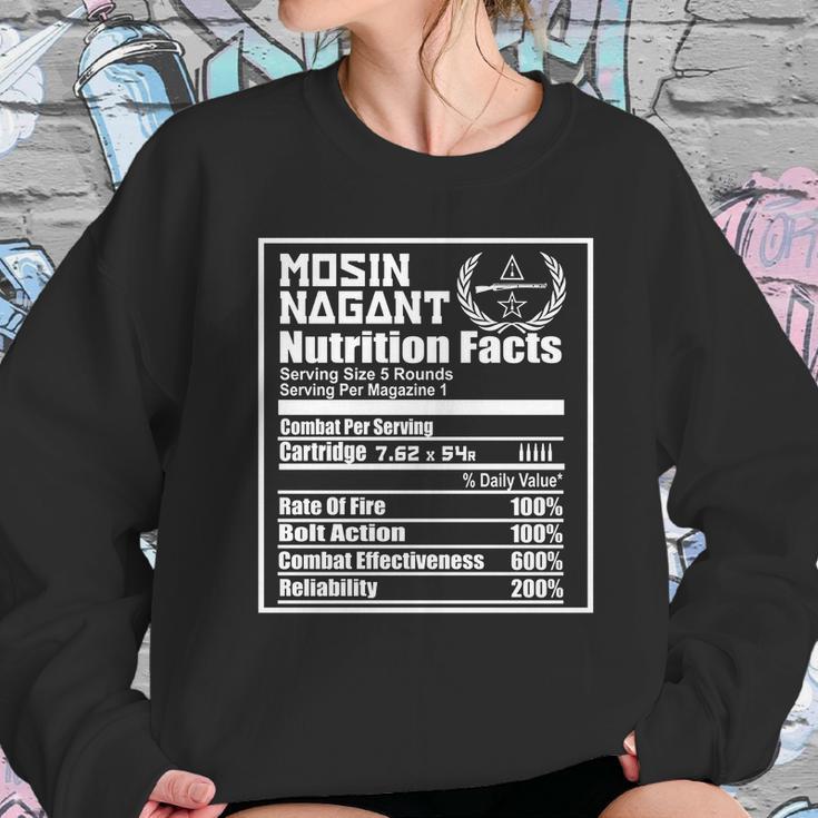 Mosin Nagant Nutrition Facts Sweatshirt Gifts for Her