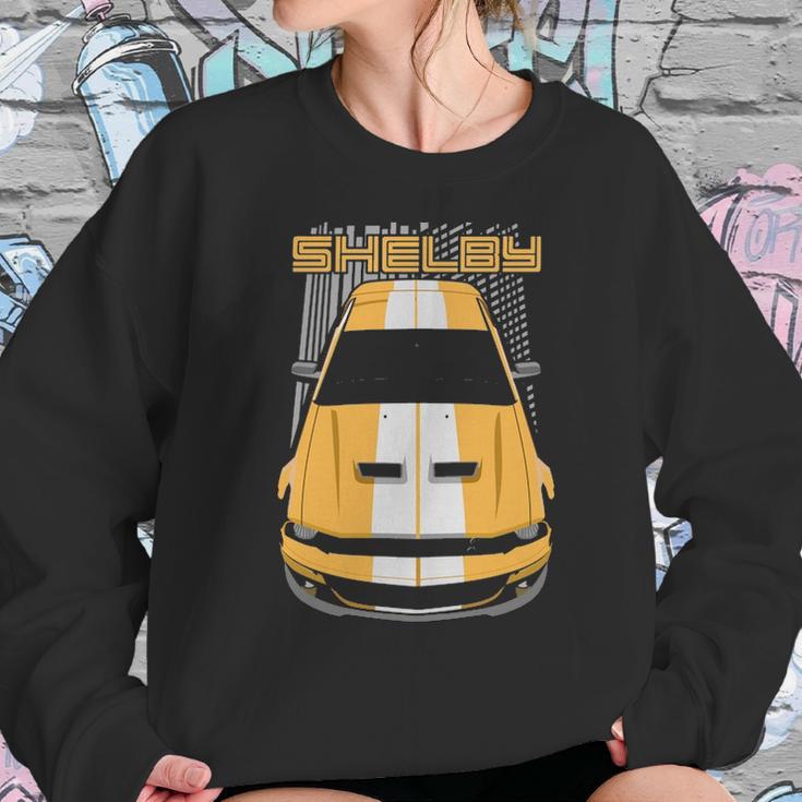 Mustang Shelby Gt500 2007 2009 Yellow Sweatshirt Gifts for Her