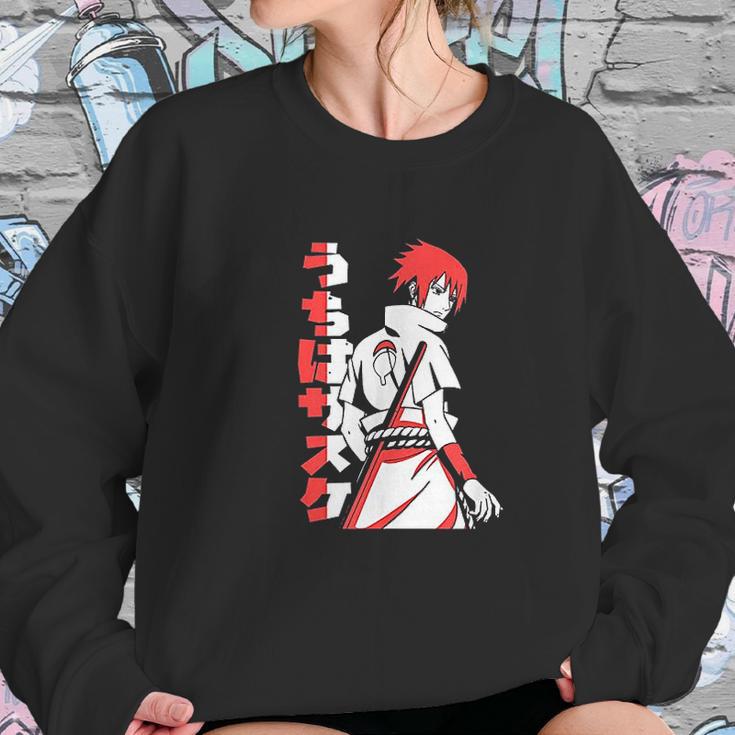 Naruto Shippuden Sasuke Two Tone Sweatshirt Gifts for Her