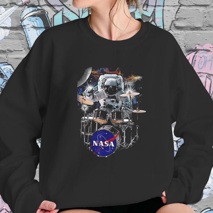 Nasa Astronaut Drummer Boy In Space Sweatshirt Gifts for Her