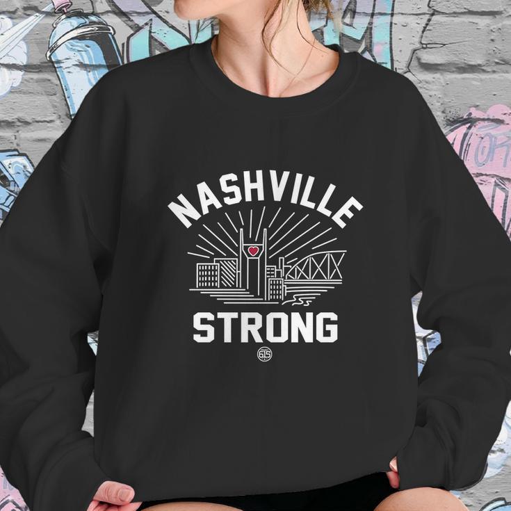 Nashville Strong Heart For Nashville Sweatshirt Gifts for Her