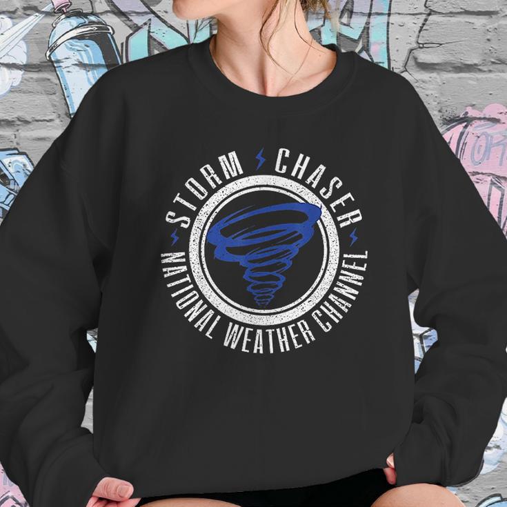 National Weather Channel Crew Storm Chasers Sweatshirt Gifts for Her