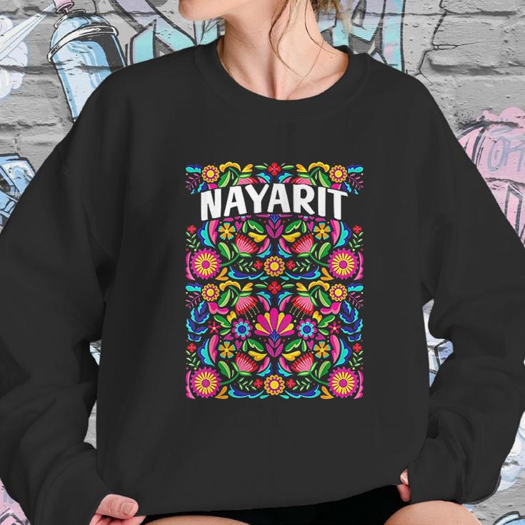 Nayarit Flores Mexicanas Sweatshirt Gifts for Her