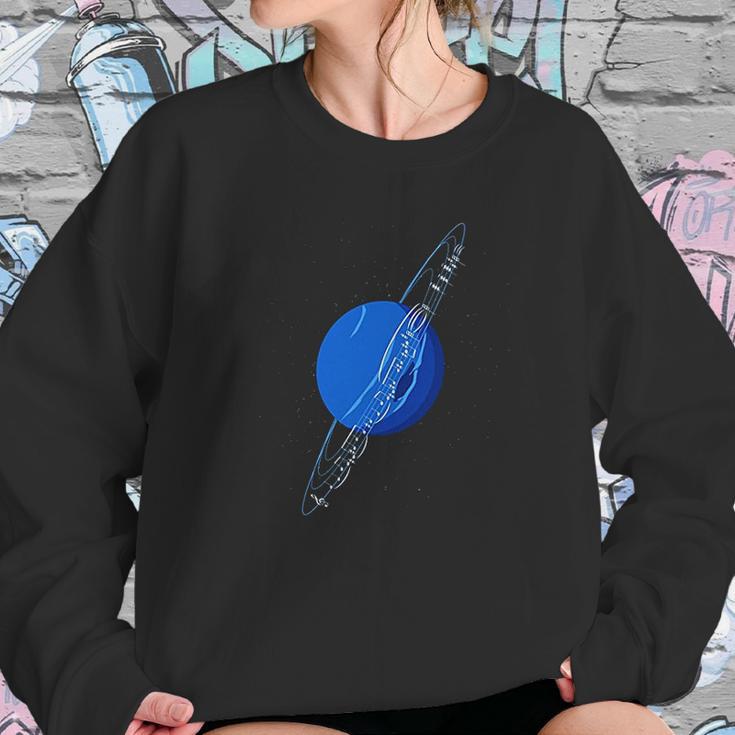 Neptunes Punny Planet Of Neptune With Music Notes Sweatshirt Gifts for Her