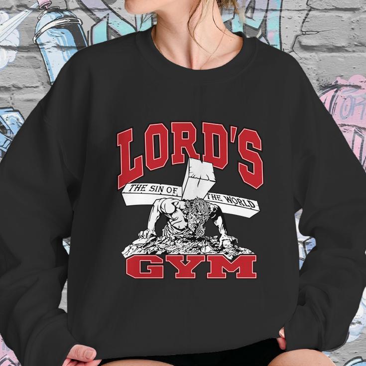 New Motivation Bodybuilder The Lords Gym Cool Design Sweatshirt Gifts for Her