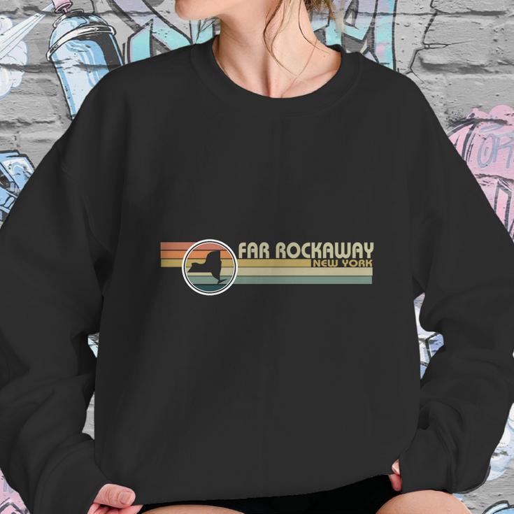 New York - Vintage 1980S Style Far Rockaway Ny T-Shirt Sweatshirt Gifts for Her