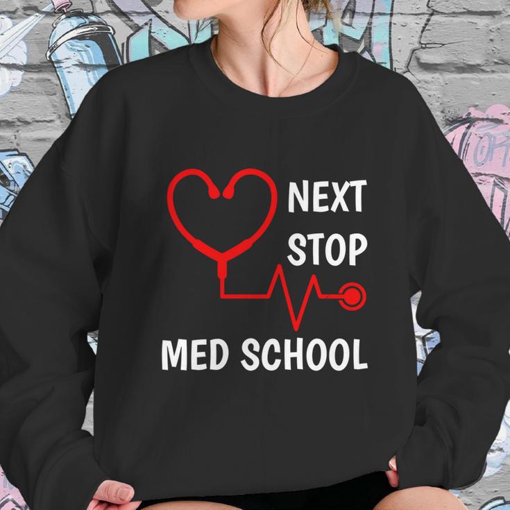 Next Stop Medical School Gift Med School Gift Med Student Gift Graphic Design Printed Casual Daily Basic Sweatshirt Gifts for Her