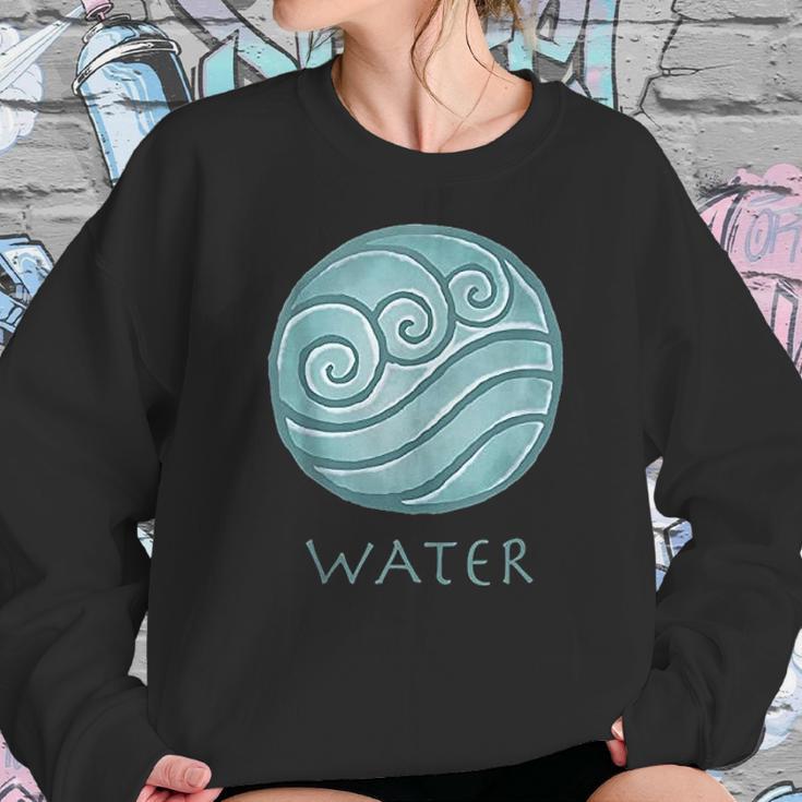 Nickelodeon Painted Water Element Sweatshirt Gifts for Her