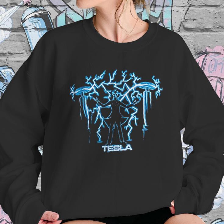 Nikola Tesla Scientist Sweatshirt Gifts for Her