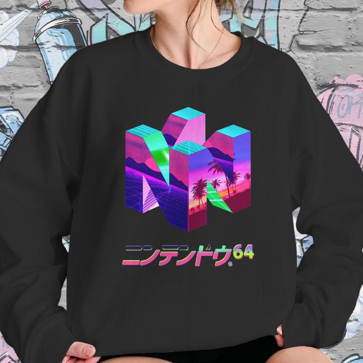 Nintendo 64 Vaporwave Shirt Sweatshirt Gifts for Her