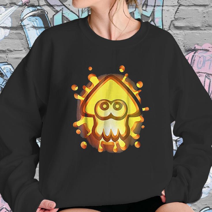 Nintendo Splatoon Inkling Halloween Pumpkin Graphic Sweatshirt Gifts for Her