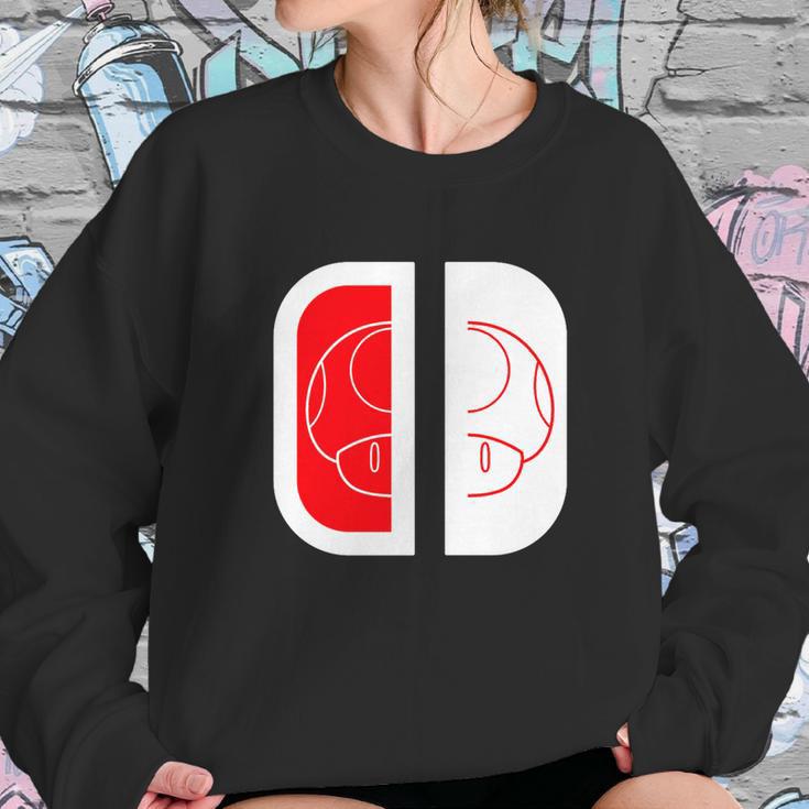 Nintendo Switch Mario Shroom Sweatshirt Gifts for Her