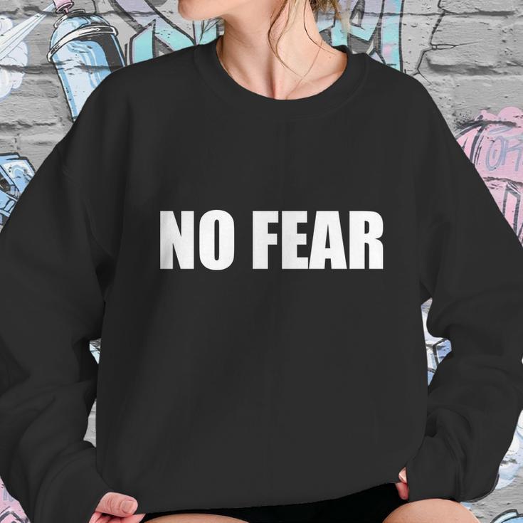 No Fear Word Imprint Sweatshirt Gifts for Her