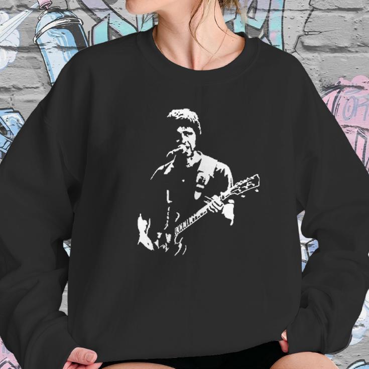 Noel Gallagher Indie Pop Rock Music Black Sweatshirt Gifts for Her