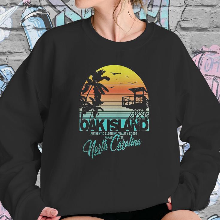 Oak Island North Carolina Beach Shirt Sweatshirt Gifts for Her