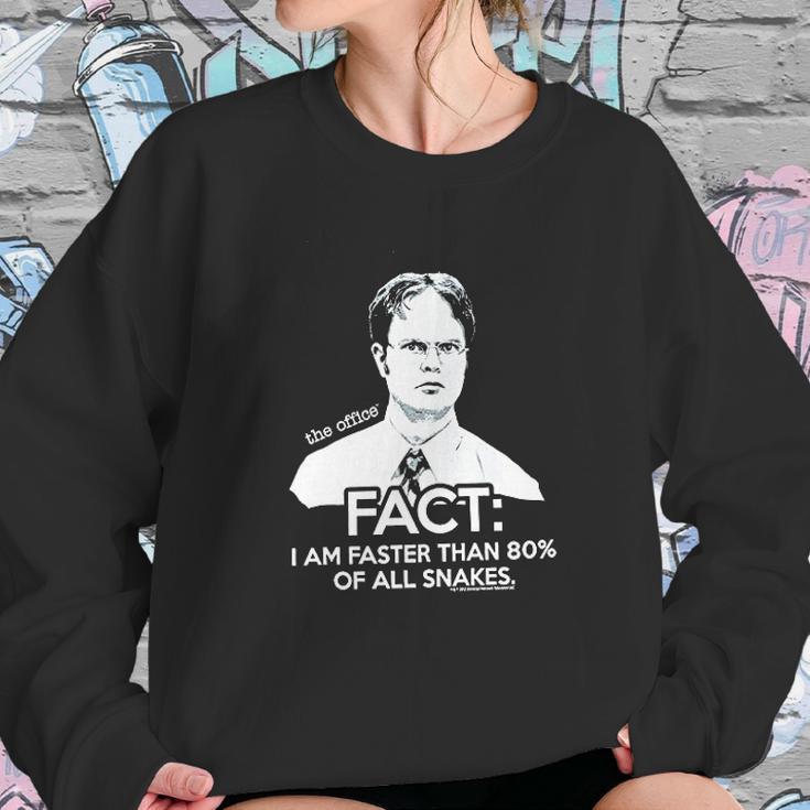 The Office Dwight Fact Faster Than Snakes Sweatshirt Gifts for Her