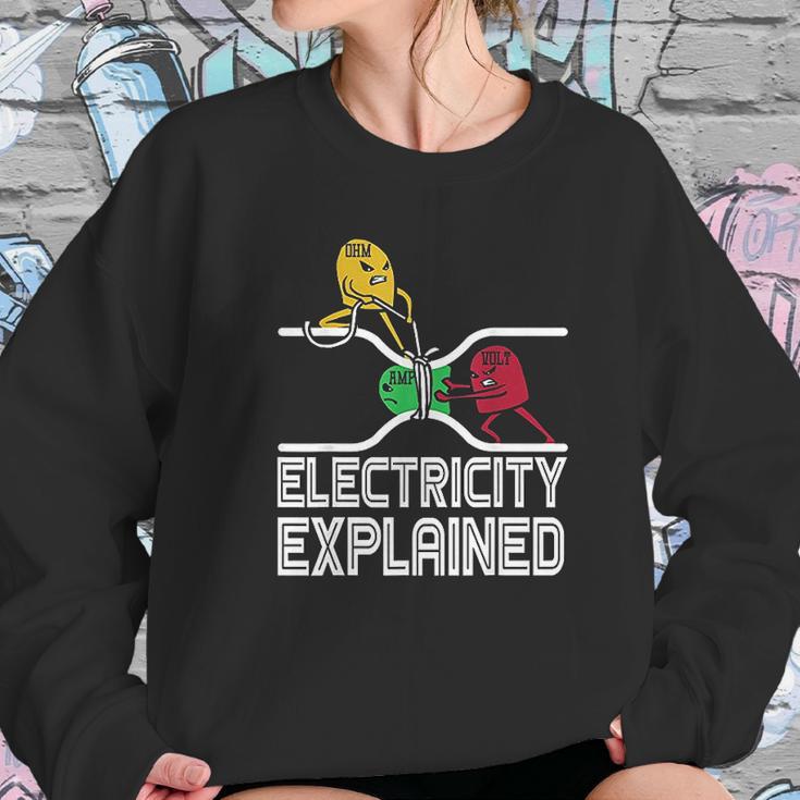 Ohm Volt Amp Electricity Explained Sweatshirt Gifts for Her