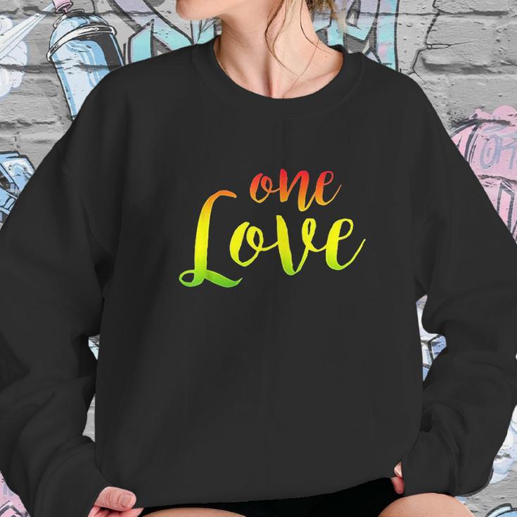 One Love Rasta Reggae Roots Clothing Sweatshirt Gifts for Her