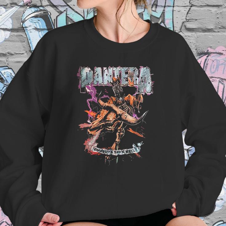 Pantera Official Cowboys From Hell Riding Skeleton Sweatshirt Gifts for Her