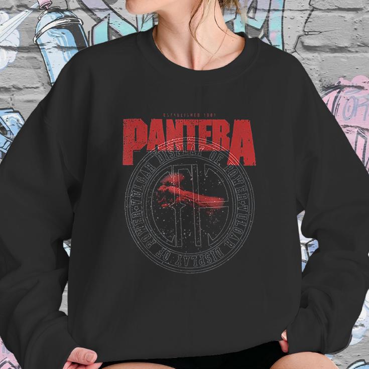 Pantera Vulgar Display Of Power Circle Sweatshirt Gifts for Her