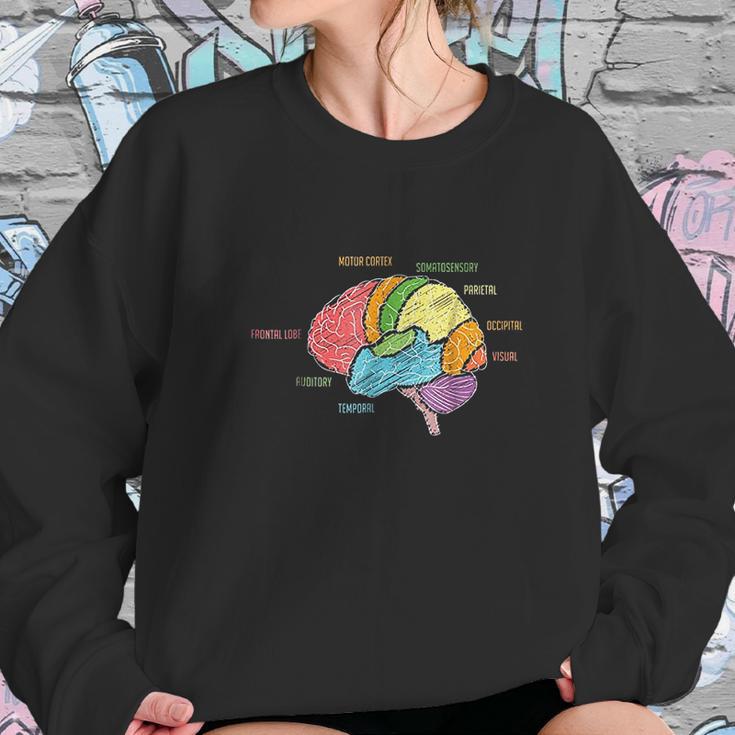 Parts Of The Brain Sweatshirt Gifts for Her