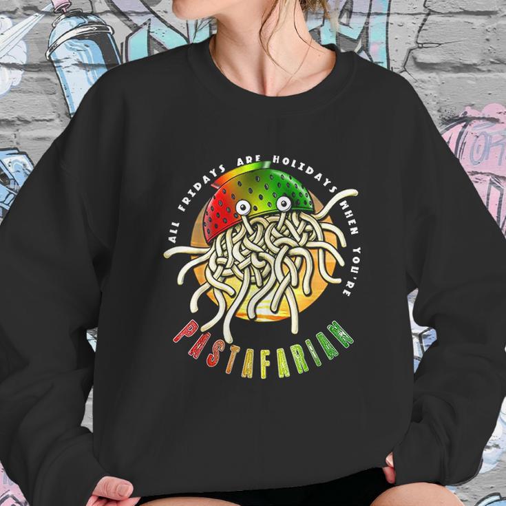 Pastafarian Flying Spaghetti Monster All Fridays Holidays Sweatshirt Gifts for Her