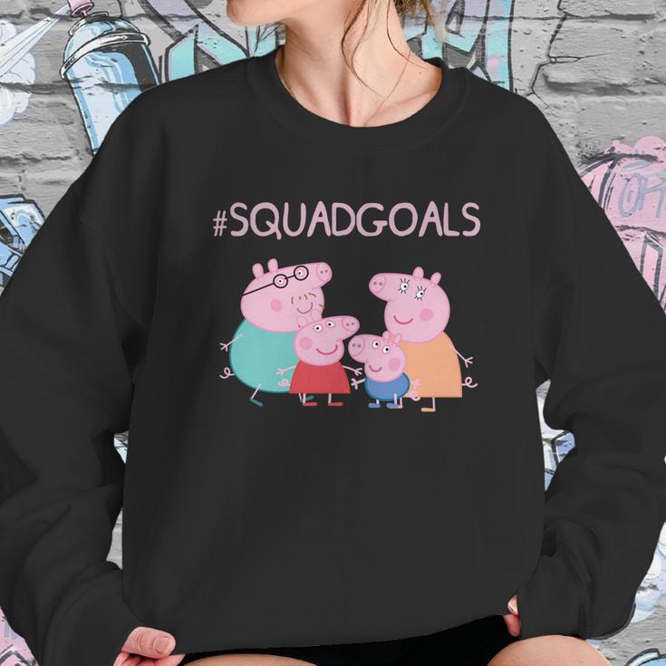 Peppa Pig Family Shirt Squad Goals Shirt Sweatshirt Gifts for Her