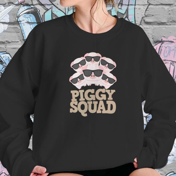 Perfect Pig Lover Gift Funny Piggy Squad Sunglasses Sweatshirt Gifts for Her