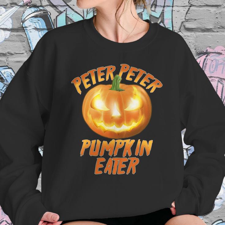 Peter Peter Pumpkin Eater Jackolantern Sweatshirt Gifts for Her