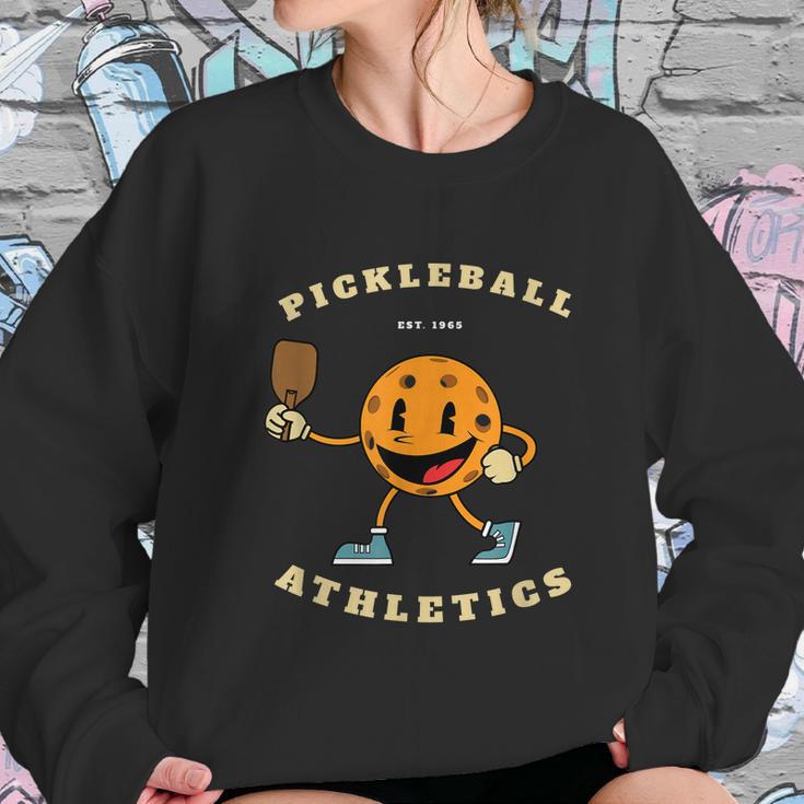 Pickleball Retro Kids Dink Funny Cartoon Sweatshirt Gifts for Her