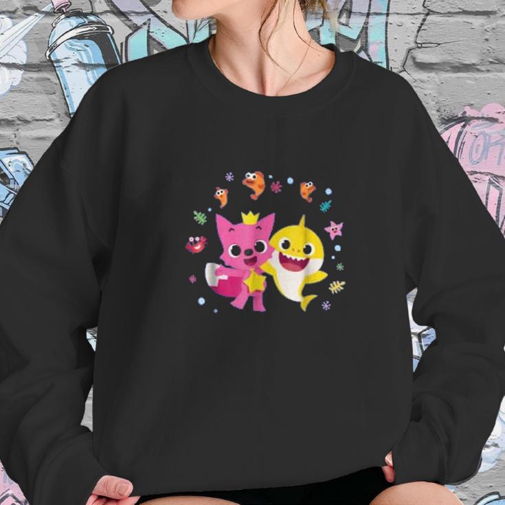 Pinkfong And Baby Shark Cheers Sweatshirt Gifts for Her